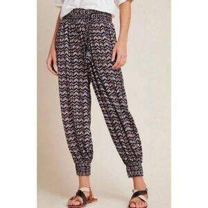 Anthropologie Multicolor Patterned Joggers